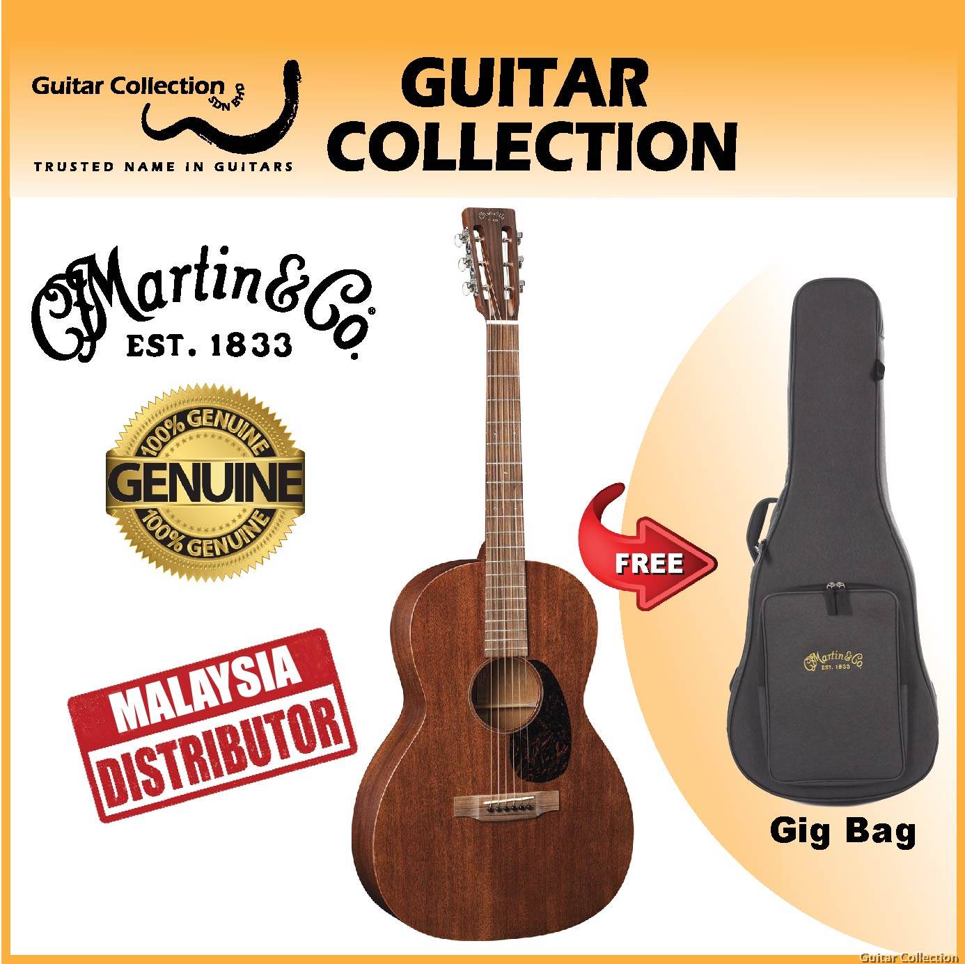Martin 000 15SM LR Baggs 15 Series 000 Acoustic Electric Guitar Full Solid