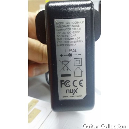 NUX ACD-008A 9V AC/DC Power Adaptor/Adapter (REGULATED) for Effects Pedals
