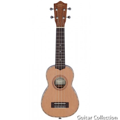 LANIKAI CDST-S | Soprano 21" Ukulele | Solid Cedar Top, Mahogany B&S | Gig Bag