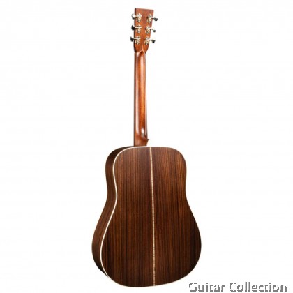 Martin D-28 Satin Amberburst | Standard Series | Dreadnought Acoustic Guitar | Solid Spruce Top, Rosewood B&S | Case