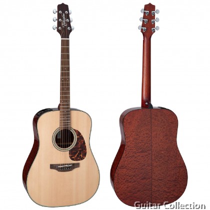 Takamine FT340 BS | Pro Series | Dreadnought Acoustic-Electric Guitar | Solid Spruce Top, Sapele B&S | CTF-2N | Bag