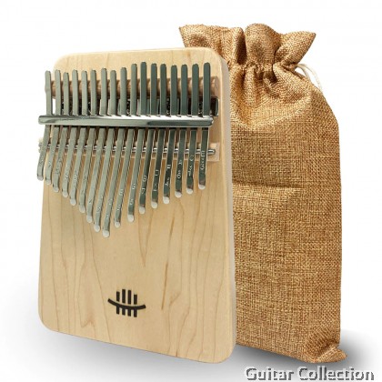 Hluru HR-17KBMP 17 keys Solid Maple Wood Square Kalimba | With Bag, Hammer, Sticker, Cloth, Song Book