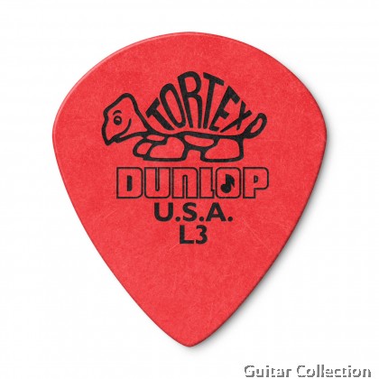 Jim Dunlop 472P Tortex Jazz III Guitar Pick (6 Pcs) (Light / Medium / Heavy)