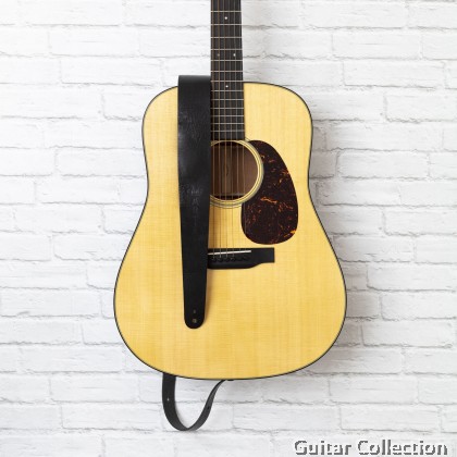 Martin 18A0064 Vintage Guitar Strap | 100% Leather | Black ( Width: 2 1/8"; Length: 54" )