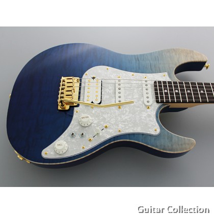 FGN Fujigen EOS-FM-R/NBG | Expert Odyssey | Electric Guitar | Navy Blue Gradation | Case (Made In Japan)
