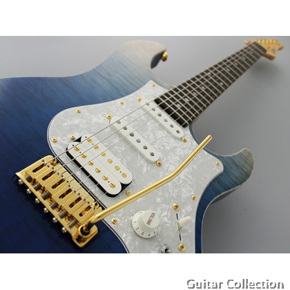 FGN Fujigen EOS-FM-R/NBG | Expert Odyssey | Electric Guitar | Navy Blue Gradation | Case (Made In Japan)