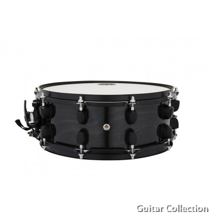 Mapex MPNMP4550BMB Maple/Poplar Hybrid Shell Snare Drum (14" x 5.5") | Transparent Midnight Black
