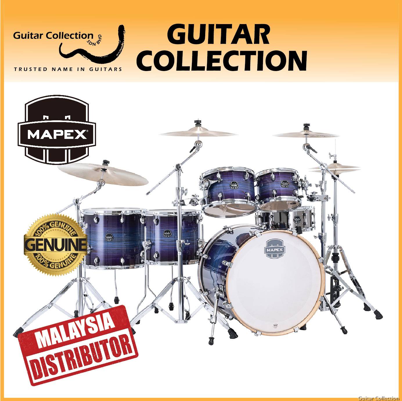 Mapex 6 store piece drum set