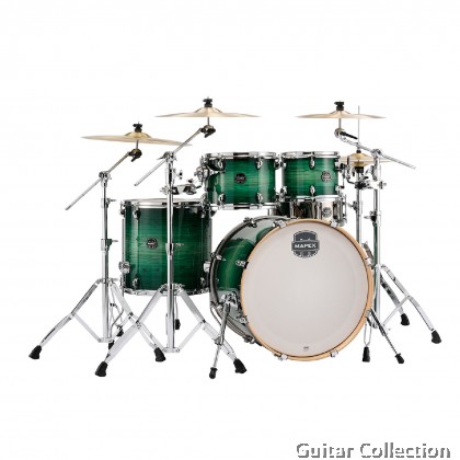Mapex ARMORY AR529SFG | 5-Piece Drum Set without Hardware, Cymbals & Throne | Emerald Burst