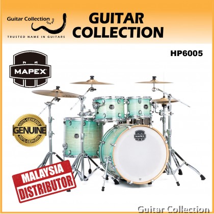 Mapex ARMORY AR529SUM+HP6005 | 5-Piece Drum Set & 5-Piece Hardware, Without Cymbals & Throne | Ultramarine