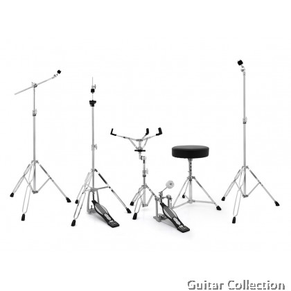 Mapex MARS Birch MA529SFOR+HP2005T | 5-Piece Drum Set & 5-Piece Hardware With Throne, w/o Cymbals | Blood Orange Sparkle