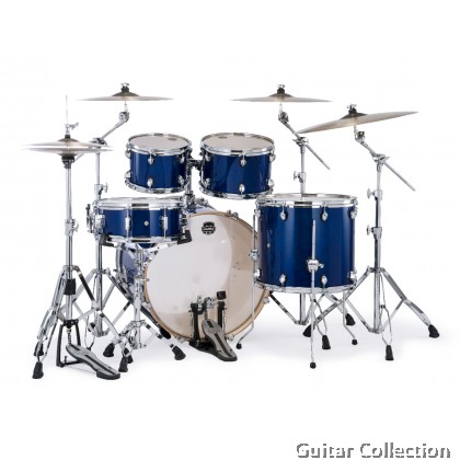 Mapex MARS Maple MM529SFOD+HP2005T | 5-Piece Drum Set & 5-Piece Hardware With Throne, w/o Cymbals | Midnight Blue