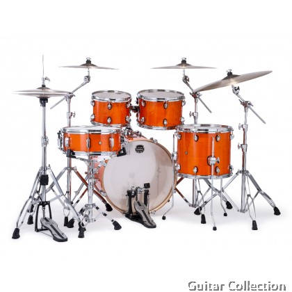 Mapex MARS Maple MM529SFOG | 5-Piece Drum Set without Hardware, Cymbals & Throne | Glossy Amber