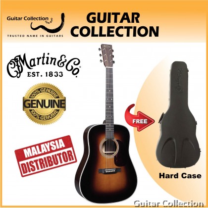 Martin D-28 Sunburst | Standard Series | Dreadnought Acoustic Guitar | Solid Spruce Top, Rosewood B&S | Case