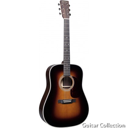 Martin D-28 Sunburst | Standard Series | Dreadnought Acoustic Guitar | Solid Spruce Top, Rosewood B&S | Case