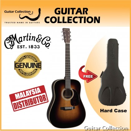 Martin HD-28 Sunburst | Standard Series | Dreadnought Acoustic Guitar | Solid Spruce Top, Rosewood B&S | Case