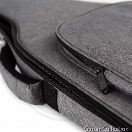 Jet Guitars JG30 GY 20mm Electric Guitar Soft Shell Case / Gig Bag | Gray (Stratocaster,Telecaster,Les Paul,Jazzmaster)