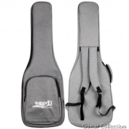 Jet Guitars JG30 GY 20mm Electric Guitar Soft Shell Case / Gig Bag | Gray (Stratocaster,Telecaster,Les Paul,Jazzmaster)