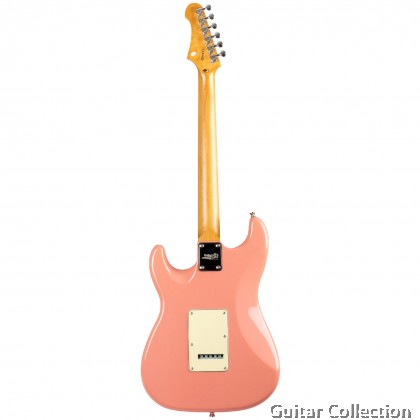 JET JS300 BGD Electric Guitar | SSS Stratocaster | Burgundy Pink