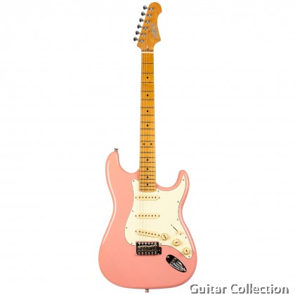 JET JS300 BGD Electric Guitar | SSS Stratocaster | Burgundy Pink