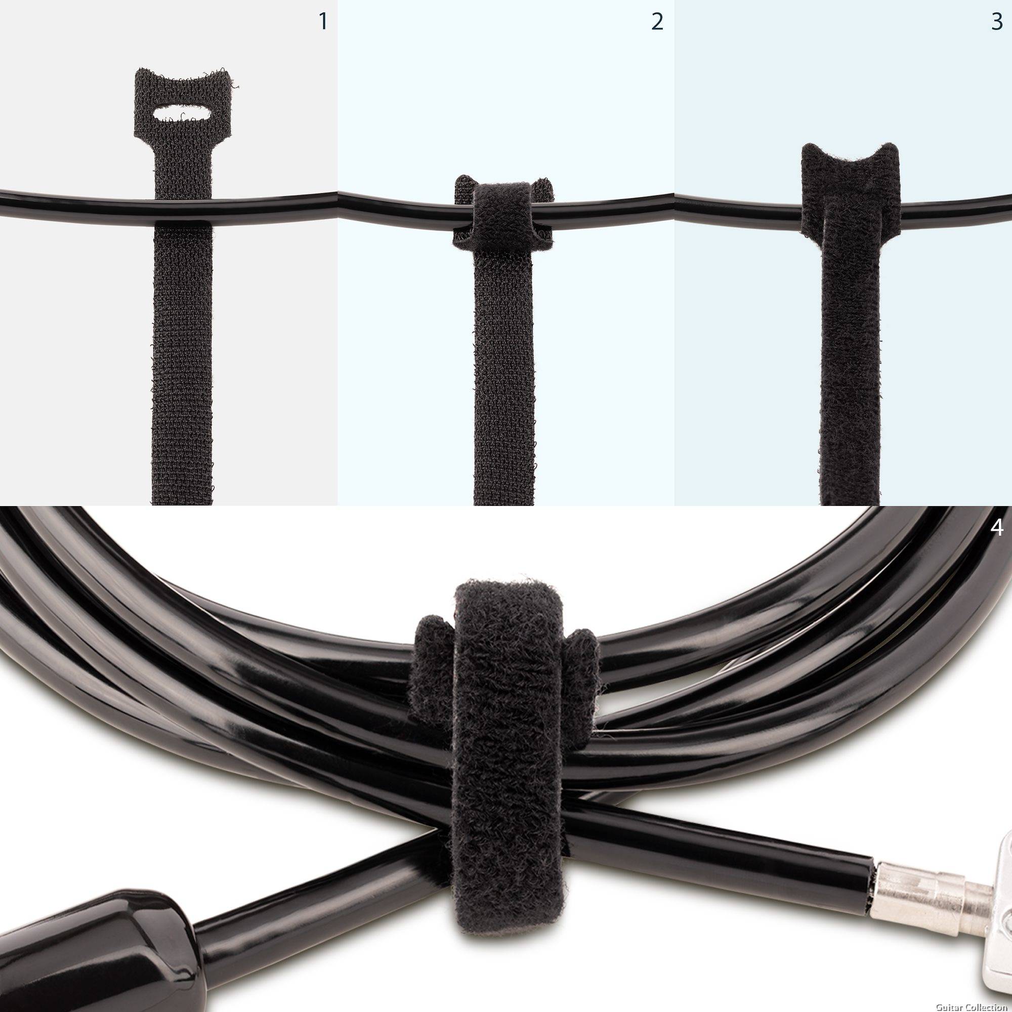 On Stage CTA6600 Cable Ties / Hook & Loop Cable Management Velcro Strips,  velcro strips