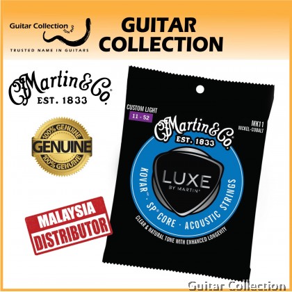 Martin MK11 | 011-052 | Luxe by Martin Kovar | Nickel Cobalt Acoustic Guitar Strings | Custom Light