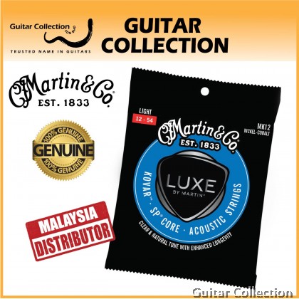 Martin MK12 | 012-054 | Luxe by Martin Kovar | Nickel Cobalt Acoustic Guitar Strings | Light