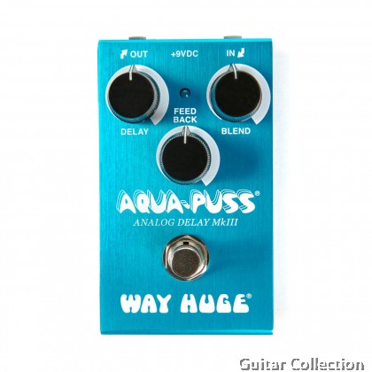 Jim Dunlop Way Huge Smalls WM71 Aqua Puss MK III | Analog Delay Guitar Effect Pedal