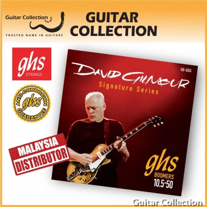 GHS GB-DGG David Gilmour Signature Electric Guitar Strings - Light Gauge (010.5-050)