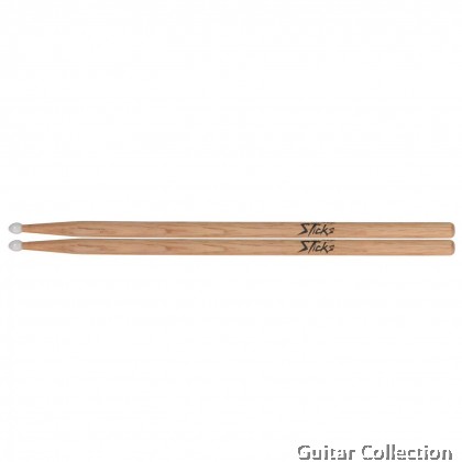 On Stage HN7A+DG600 Drum Sticks & Drum Gel | 7A | Hickory Wood | Nylon Tip (1 pair)