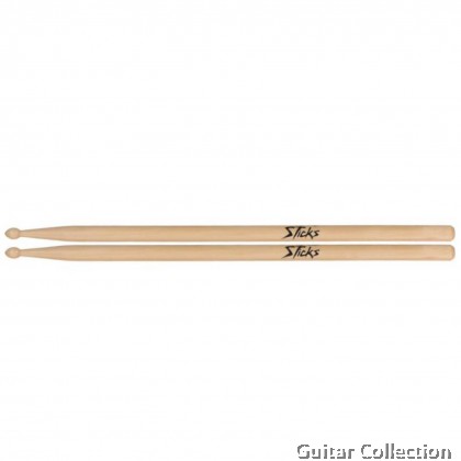 On Stage AHW5A+DG600 Drum Sticks & Drum Gel | 5A | American Hickory Wood | Wood Tip (1 pair)