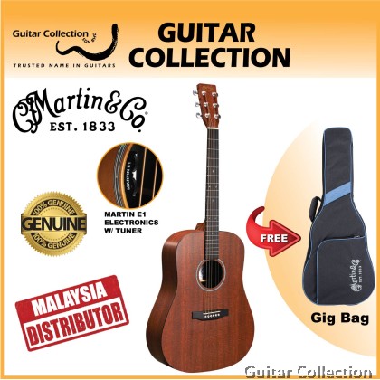 Martin D-X1E Mahogany | Remastered X Series | Dreadnought Acoustic-Electric Guitar | Full HPL | Martin E1