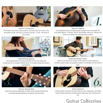 Martin 00-X2E Cocobolo | Remastered X Series | Grand Concert Acoustic-Electric Guitar | Solid Spruce Top, HPL B&S | Martin E1