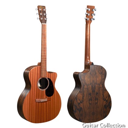 Martin GPC-X2E Ziricote | Remastered X Series | GPC Acoustic-Electric Guitar | Solid Sapele Top, HPL B&S | Martin E1