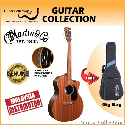 Martin GPC-X2E Ziricote | Remastered X Series | GPC Acoustic-Electric Guitar | Solid Sapele Top, HPL B&S | Martin E1