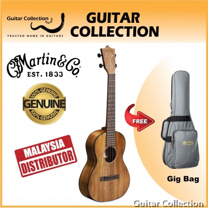 Martin TKE Tenor Uke | 26" Tenor Ukulele | Full Solid Koa | Mi-Si | Gig Bag