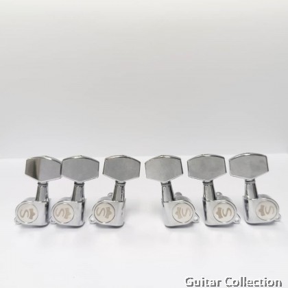 SAGA Acoustic Guitar 3R + 3L Tuning Machine Heads (6 pcs / set) | Without Mounting Screws, Washers & Bushings