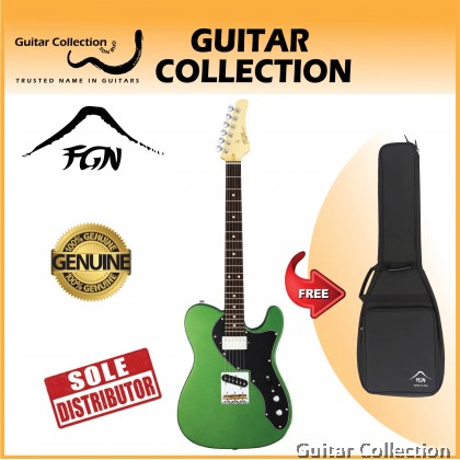 FGN Fujigen BTL-HS-R/HGM | Boundary Series | Electric Guitar | Hyla Green Metallic | Bag