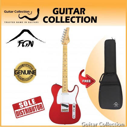 FGN Fujigen BTL-M/CAR | Boundary Series | Electric Guitar | Candy Apple Red | Bag
