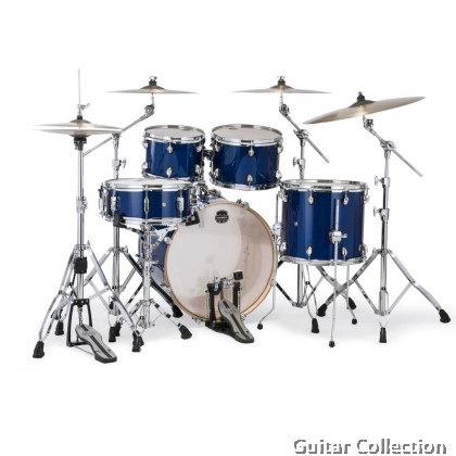 Mapex MARS Maple MM504SFOD+HP2005T | 5-Piece Drum Set & 5-Piece Hardware With Throne, w/o Cymbals | Midnight Blue