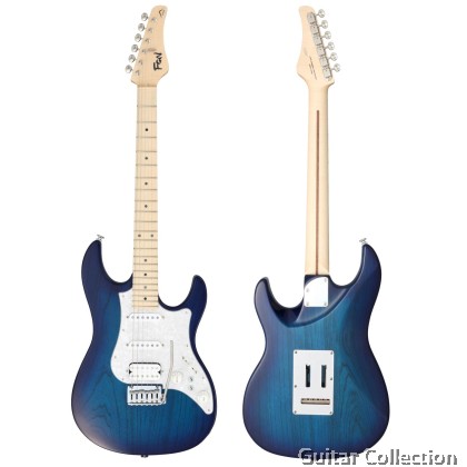 FGN Fujigen EOS2-ASH-M/SBB | Expert Odyssey | Electric Guitar | See-Thru Blue Burst | Case (Made In Japan)