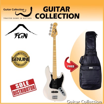 FGN Fujigen NJB100MBAH-WB | Neo Classic Jazz Bass | Bass Guitar | White Blonde | Bag (Made In Japan)