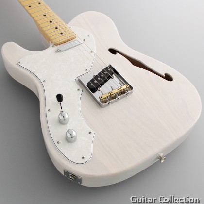 FGN Fujigen NTE100MAHTL-WB | Neo Classic Telecaster | Semi Hollow Lefthanded Electric Guitar | White Blonde | Bag (Made In Japan)