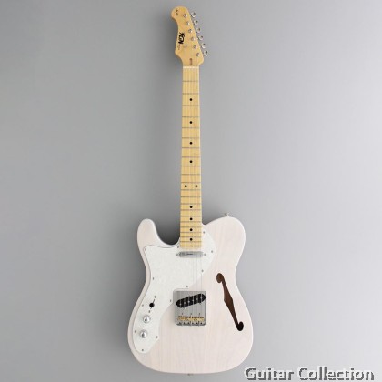FGN Fujigen NTE100MAHTL-WB | Neo Classic Telecaster | Semi Hollow Lefthanded Electric Guitar | White Blonde | Bag (Made In Japan)