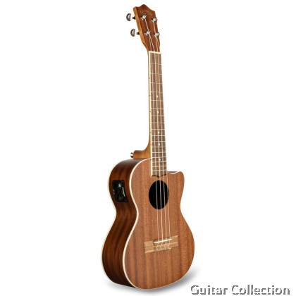 LANIKAI MA-CET | Tenor 26" Electric Ukulele w/ Cutaway | Full Mahogany | Fishman | Gig Bag