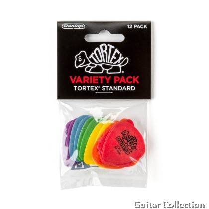 Jim Dunlop PVP418 Tortex Variety Pack Guitar Picks (12 pcs/pack)