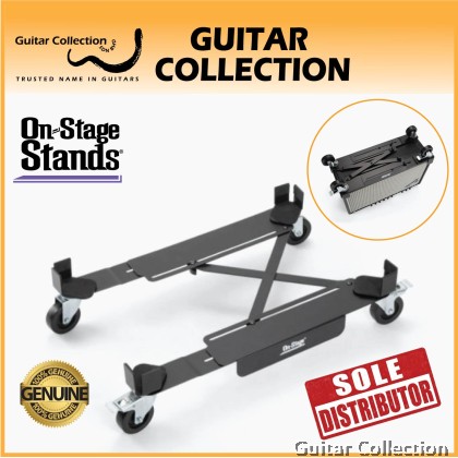 On Stage AG5000 Amp Glider | Length : 22" - 29.5" / Width : 7.5" - 14" (Max Weight : 140 lbs / 64 kg)