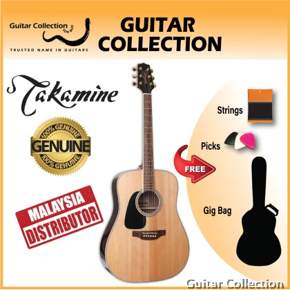 Takamine GD51LH NAT | Lefthanded Dreadnought Acoustic Guitar | Solid Spruce Top, Black Walnut B&S
