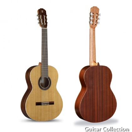Alhambra 1C HT Hybrid Terra Senorita | 7/8 Classical Guitar | Solid Cedar Top, Mahogany B&S | Gig Bag (Made in Spain)
