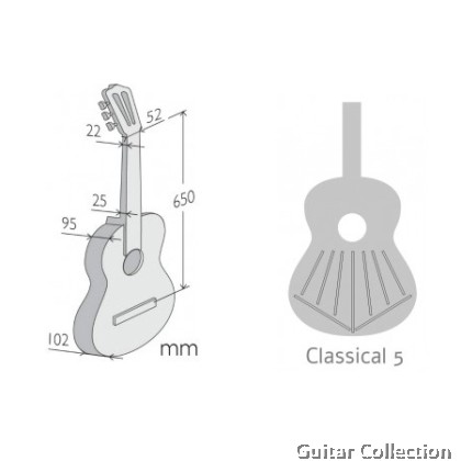 Alhambra 5P Cedar | Classical Guitar | Solid Cedar Top, Rosewood B&S | Gig Bag (Made in Spain)